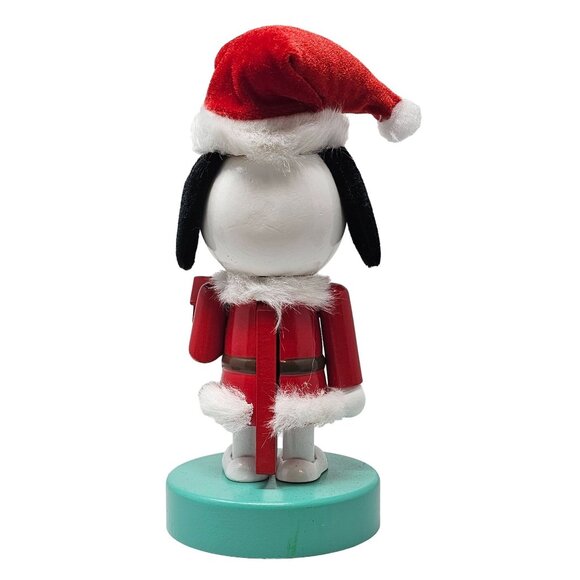 Snoopy Peanuts Christmas 9" Nutcracker In Red Santa Suit - Picture 3 of 4